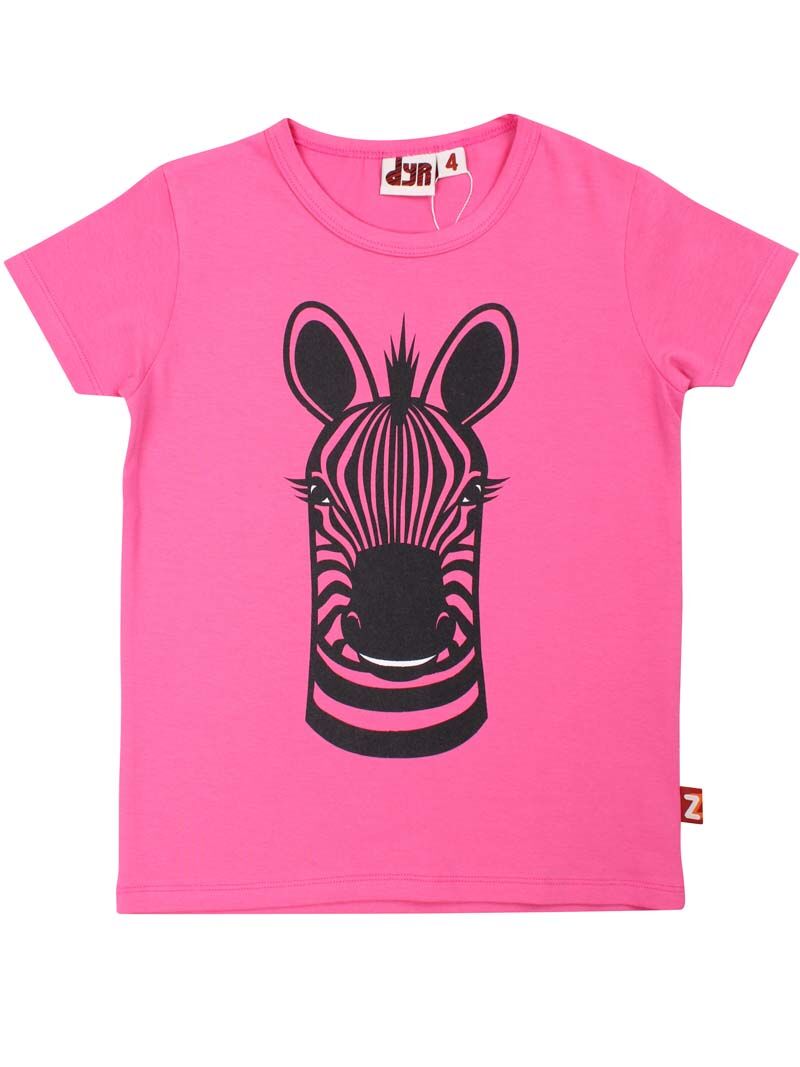 T-shirt til børn med Zebra