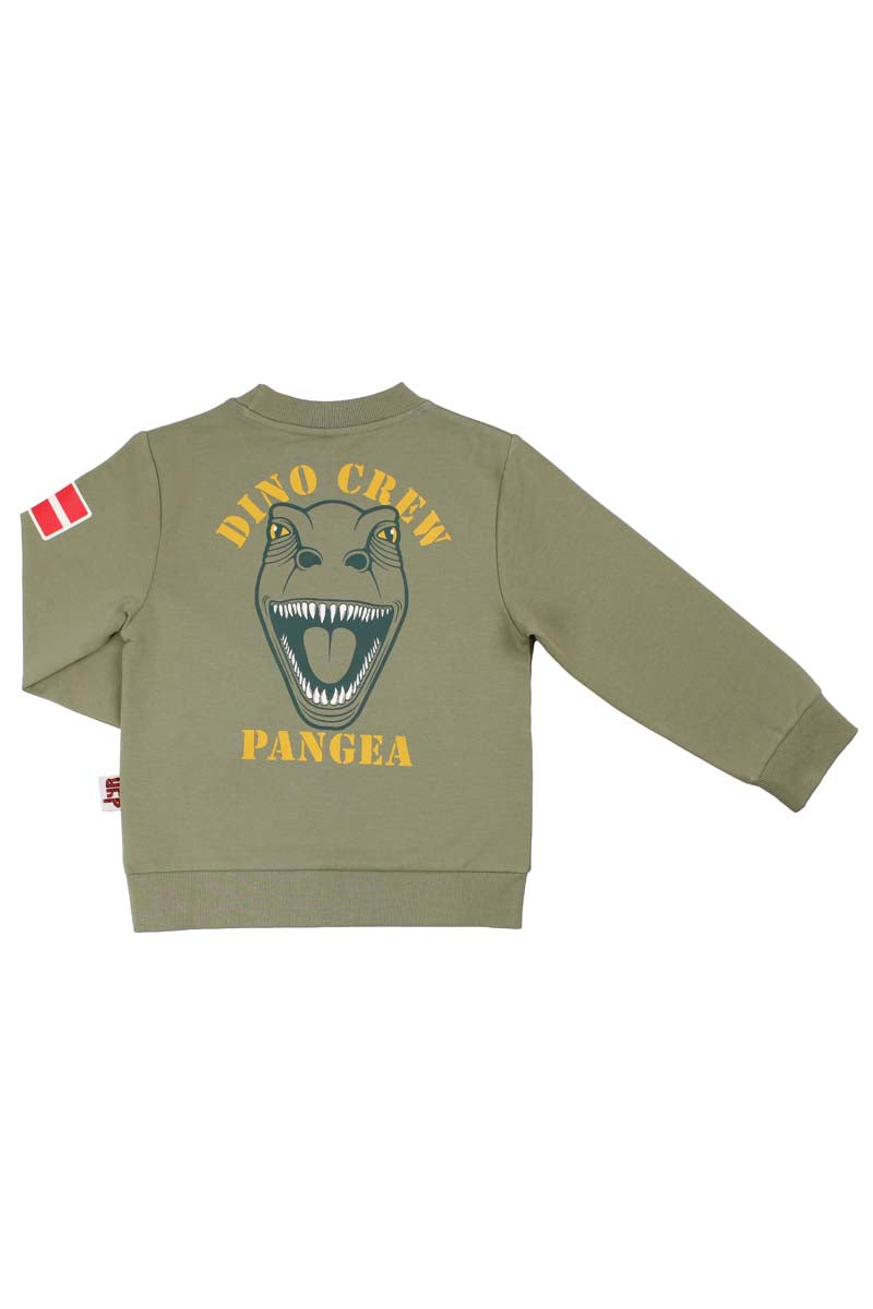 Dyrdino Crew Sweat Sage T-REX