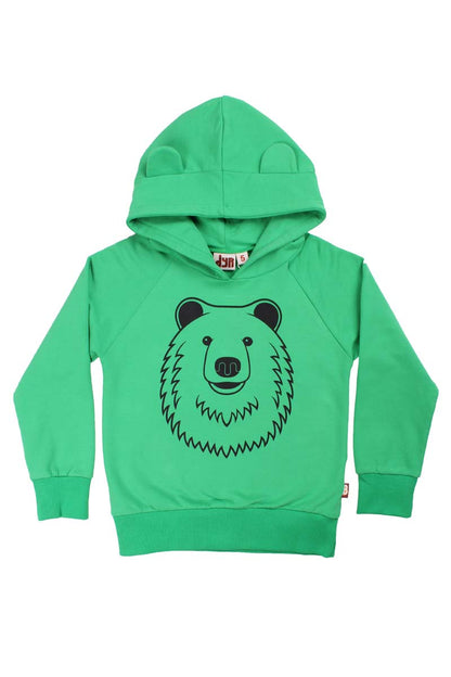 Dyrbellow Hoodie Green OUTLINE BJOERN