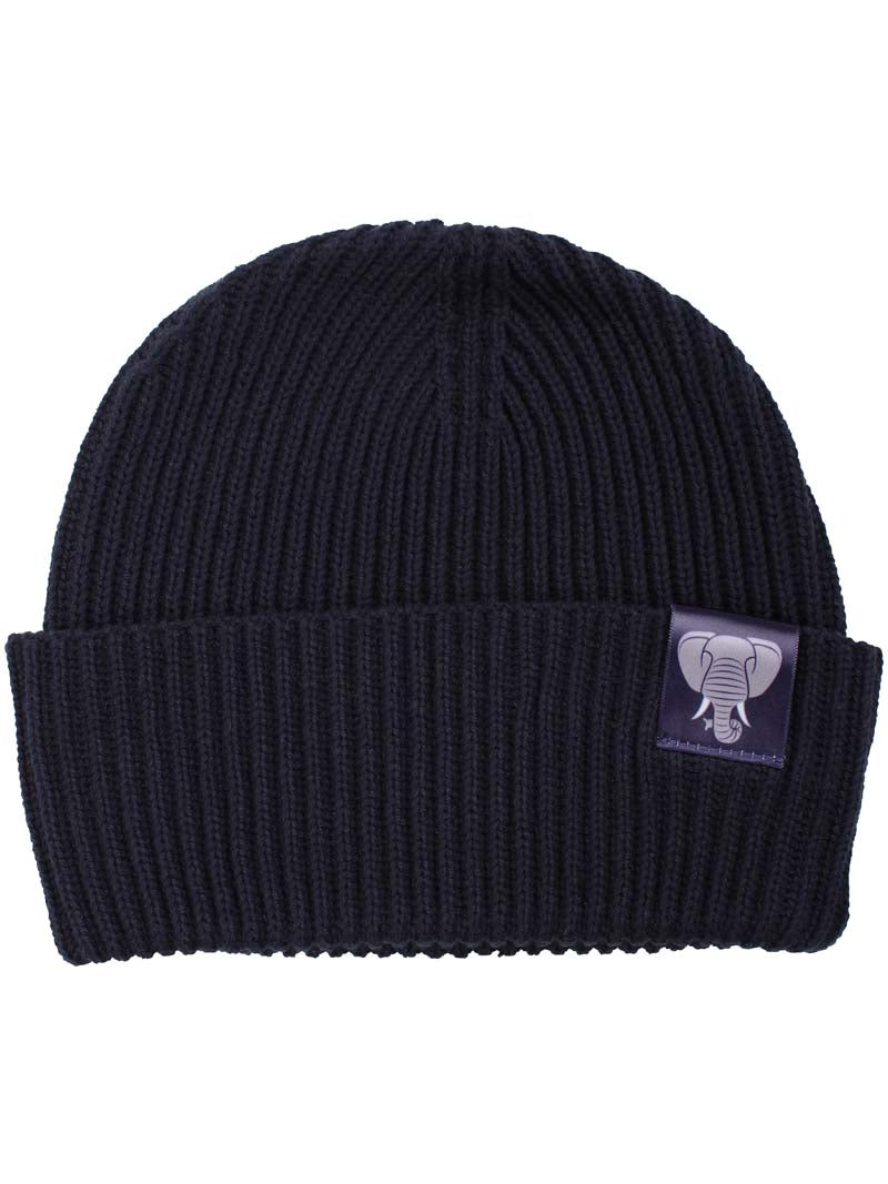 Dyrland Cotton Beanie Dark Navy