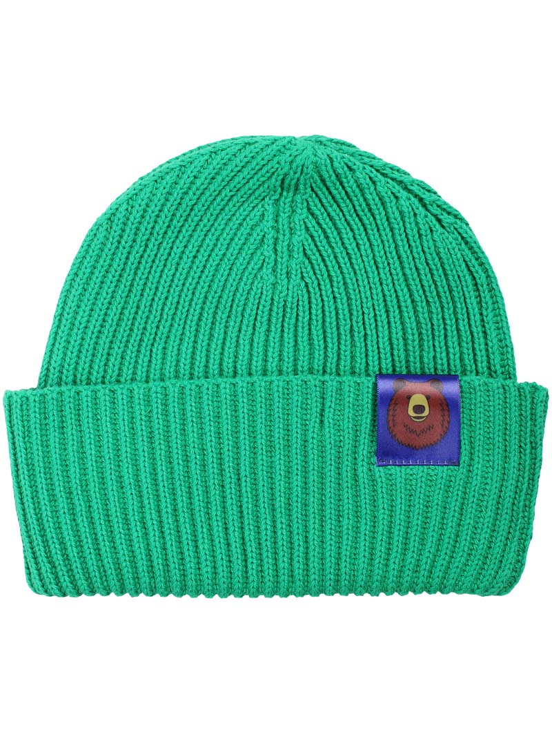 Dyrland Cotton Beanie Grass Green