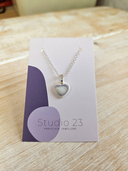 Studio 23 Heart Pendant Blush Pink