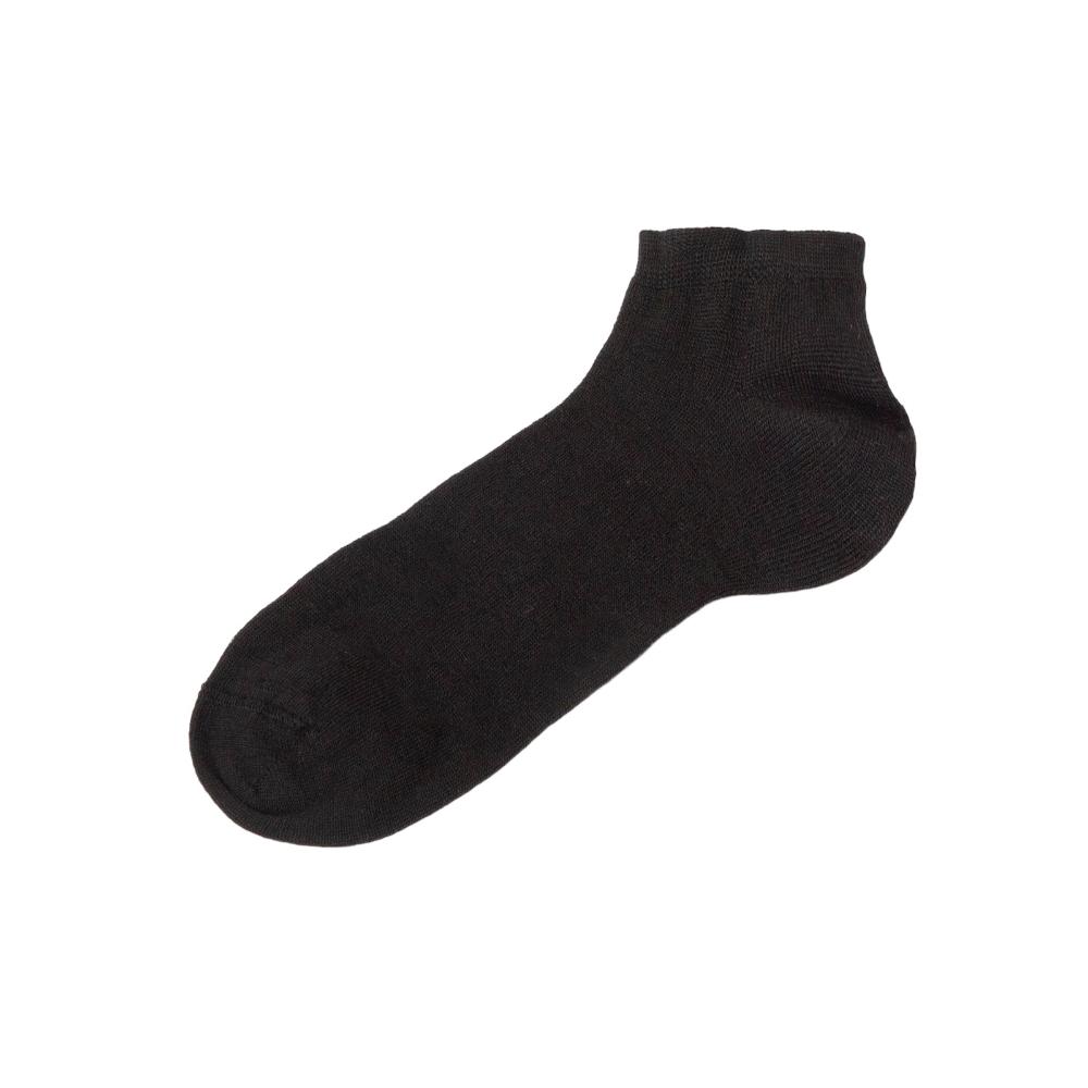 Joha Wool Short Socks Black