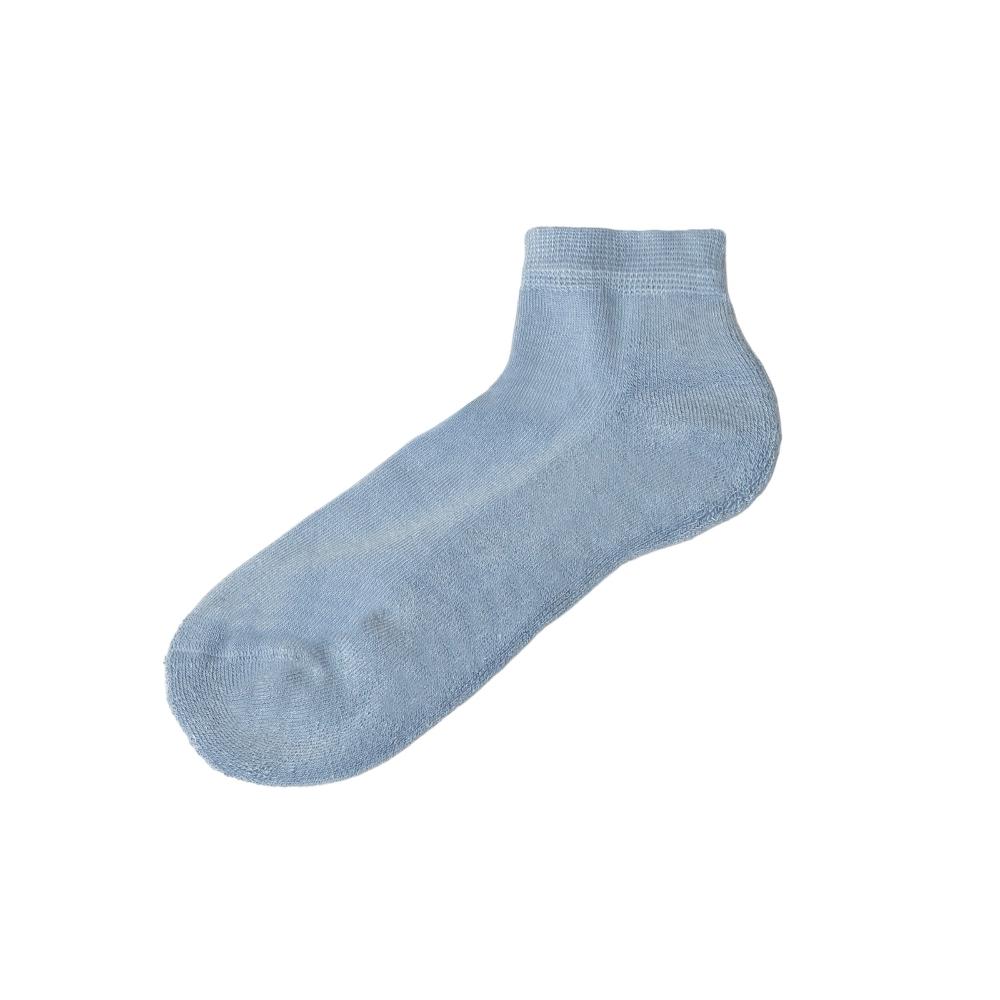 Joha Bamboo Short Socks w.terry Blue