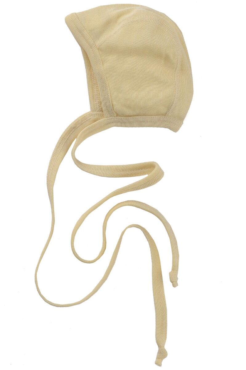 Engel Wool Natur Baby Bonnet GOTS Natural