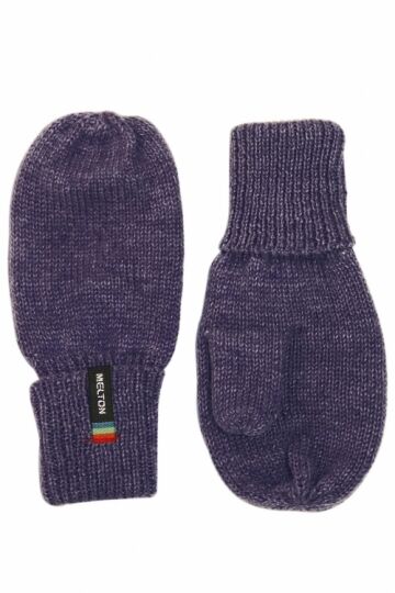 Melton Luffer-Uld Dusty DK Lila