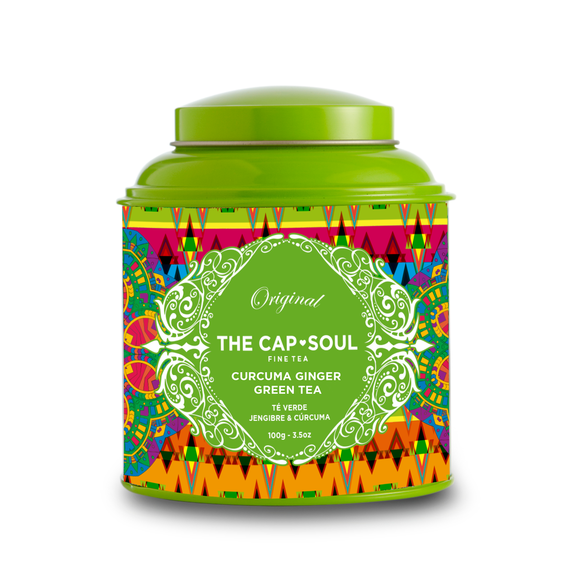 The Capsoul Grüner Tee Ingwer Kurkuma 100gr