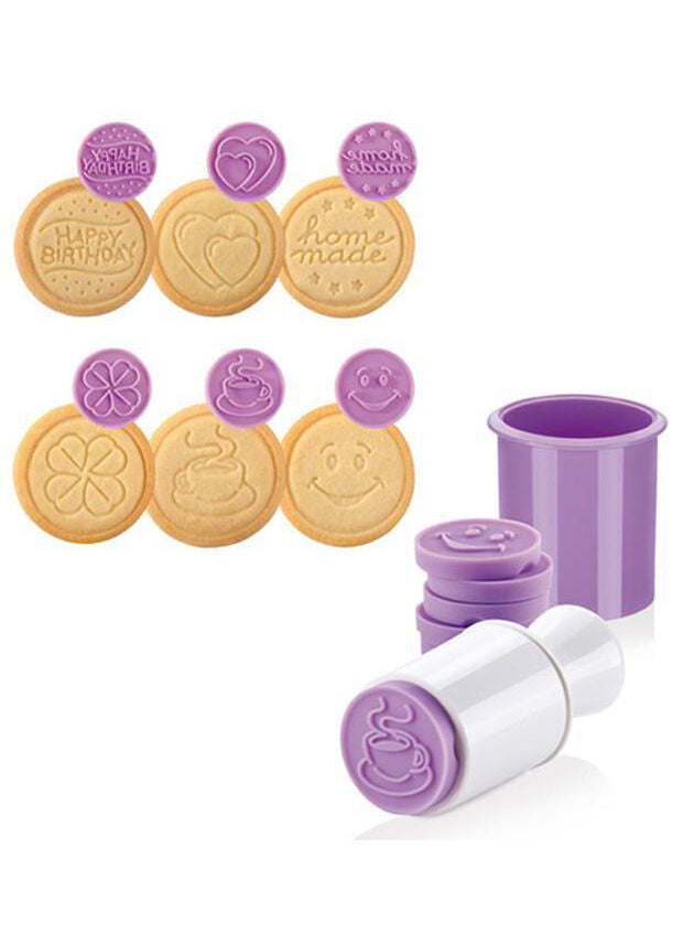 Tescoma Cookie Stamp 6 PCS Party Patterns