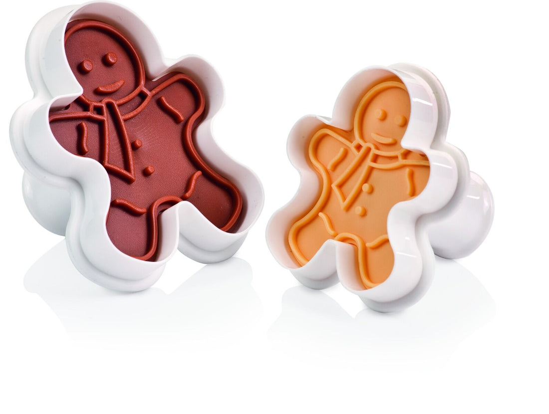 Tescoma Cookie Cutter with Stamp 2 PCS Figures