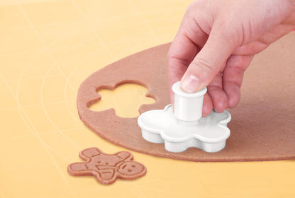 Tescoma Cookie Cutter with Stamp 2 PCS Figures