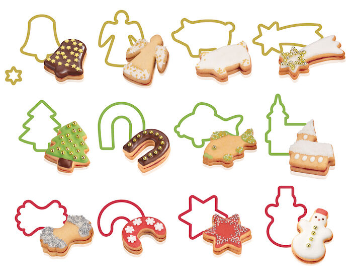 Tescoma Cookie Cutter 13 PCS Christmas