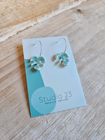 Studio 23 Drop Leaf Earring Pair Lemon