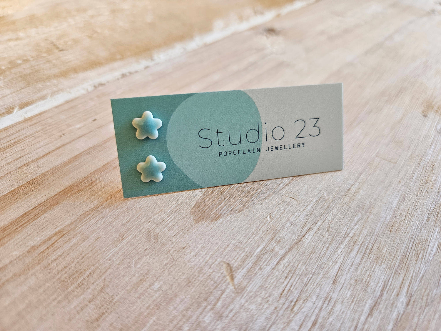 Studio 23 Stud Flower Earrings Pair Orange