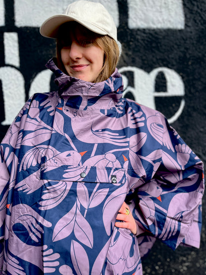 Danepackit Rainponcho Dk Navy BIRDIEUP