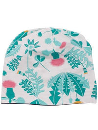 ORGANIC - Daneloeg Beanie Chalk Ukrudt/Navy Chalk