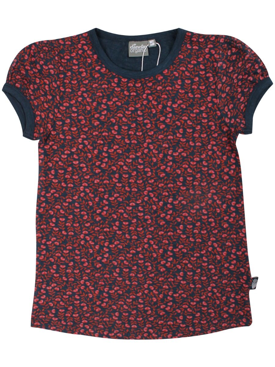 ORGANIC - Danemushroom Tee Dusty navy FLEURIE