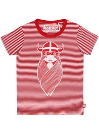 ORGANIC - Danebeetroot Tee Red/Chalk FREJA