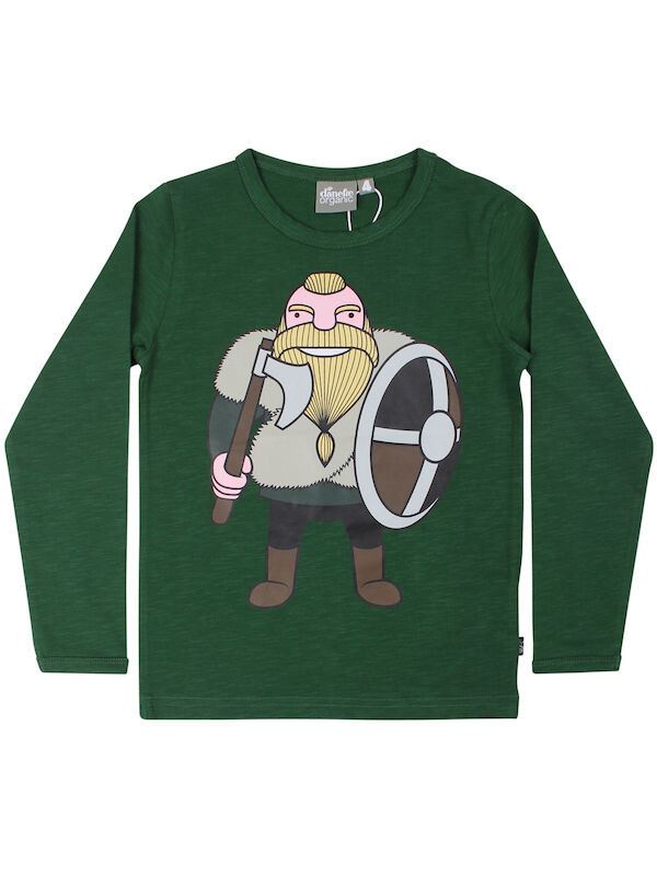 Bluse til børn med viking 
