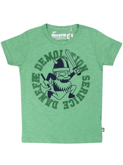 T-shirt til børn med viking
