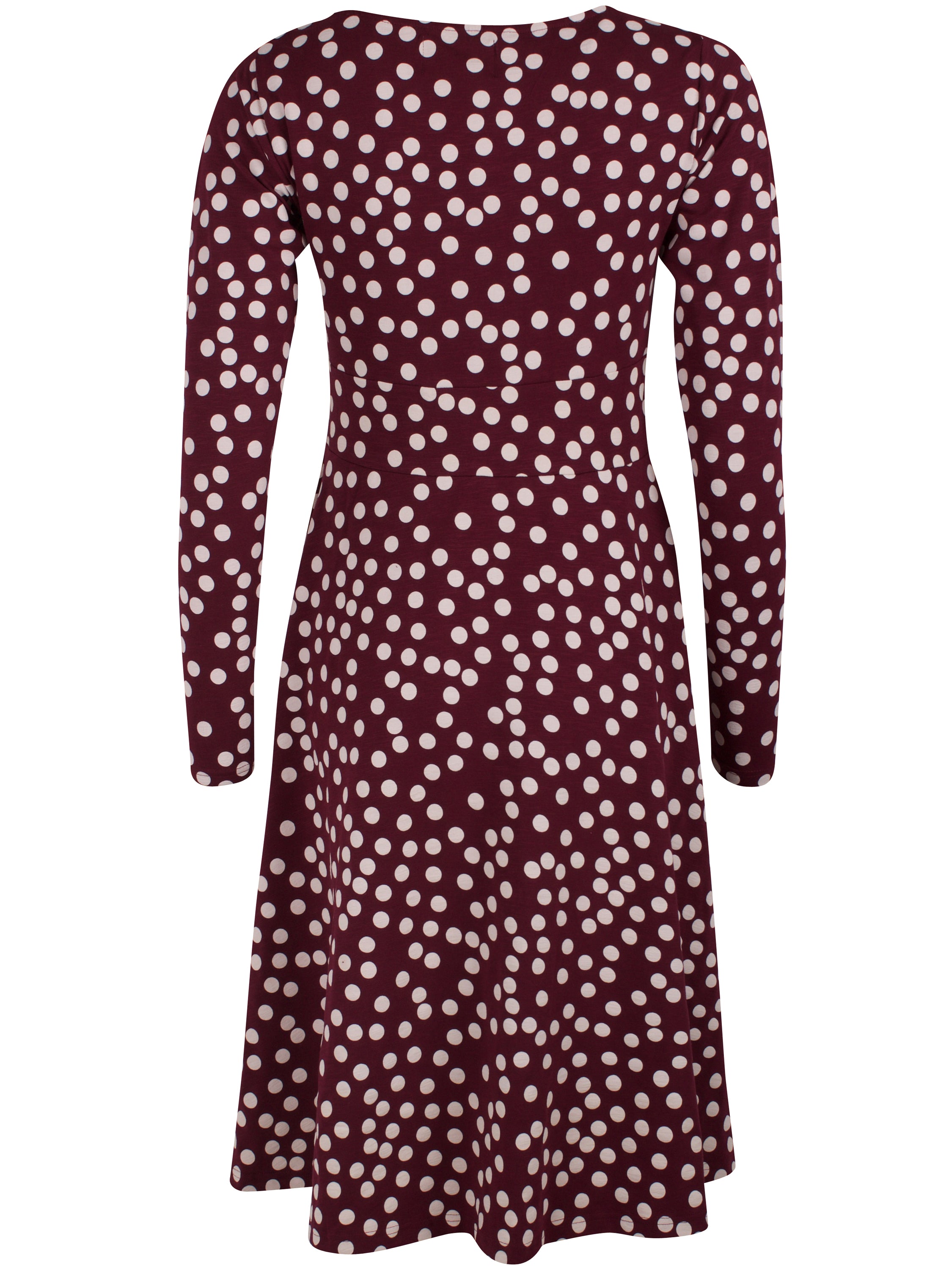 ORGANIC - Danesigrid Dress Dark Bdx/Chalk FUNDOTS
