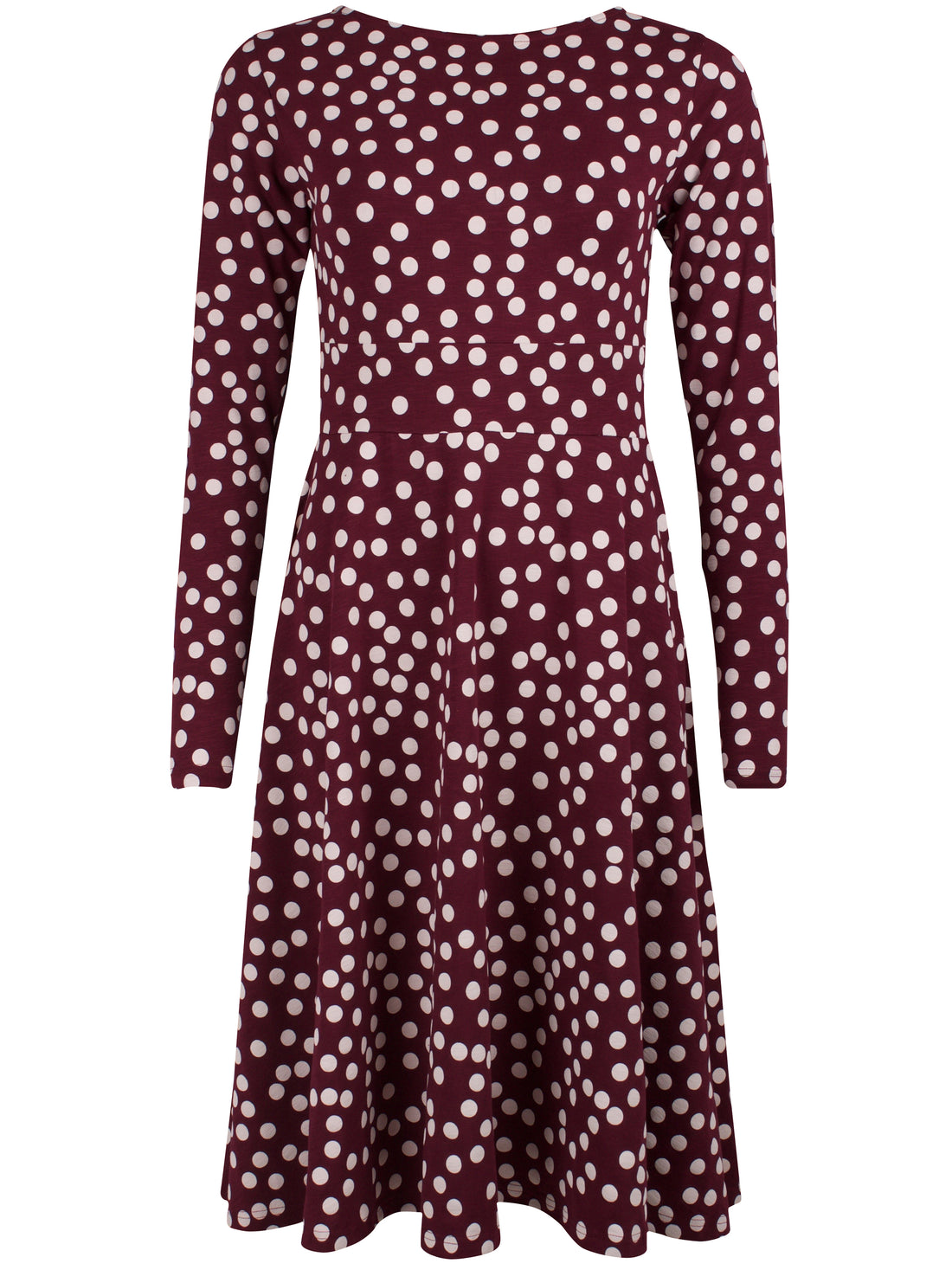 ORGANIC - Danesigrid Dress Dark Bdx/Chalk FUNDOTS
