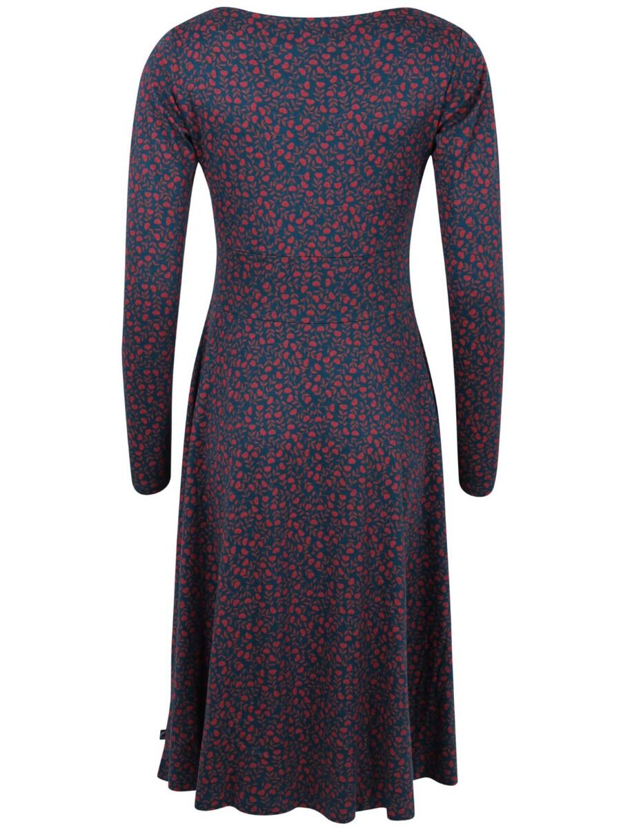 ORGANIC - Danesigrid Viscose Dress Stone Blue FLEURIE