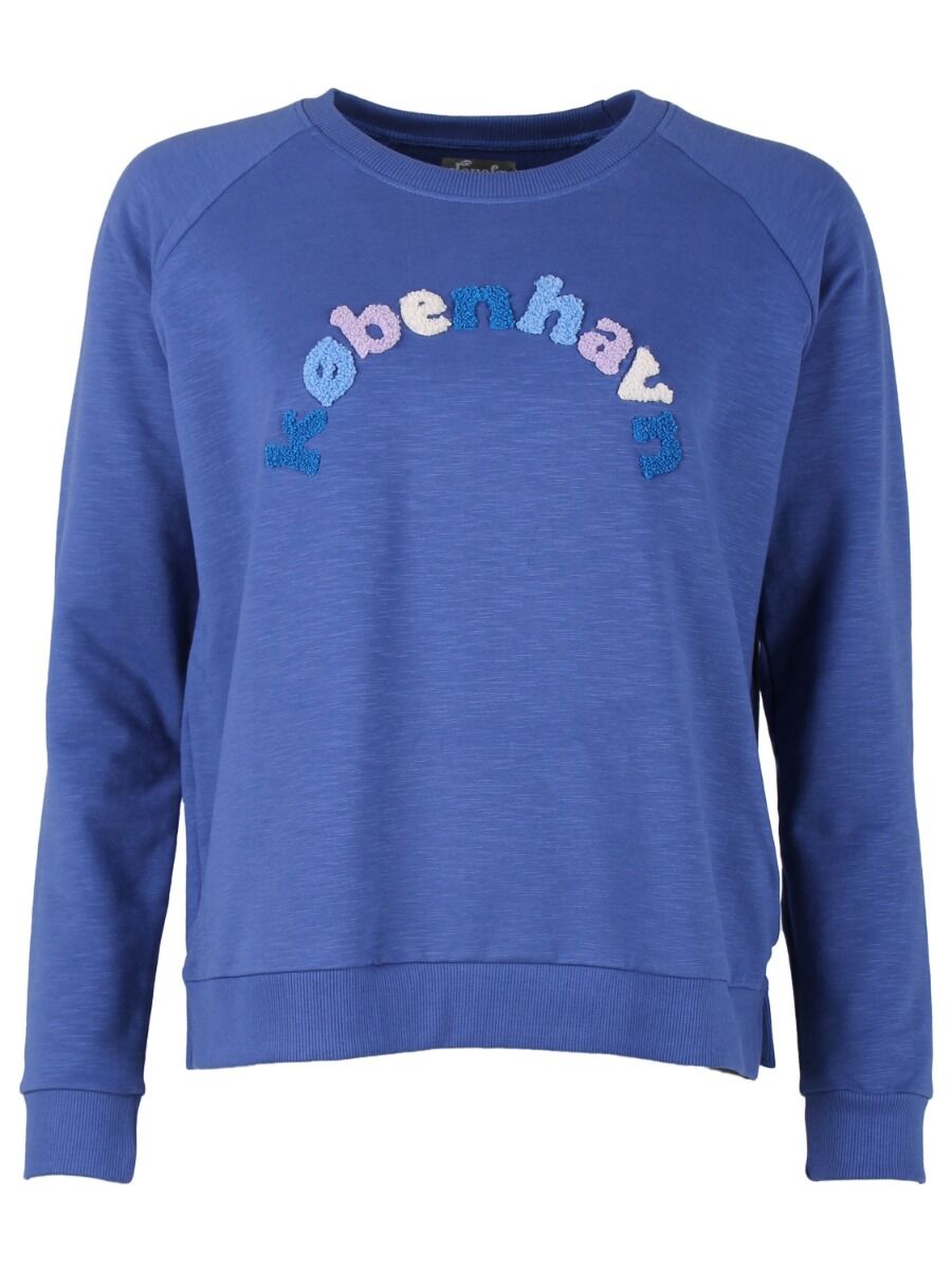 ORGANIC - Daneklausen Sweat Royal Blue KØBENHAVN