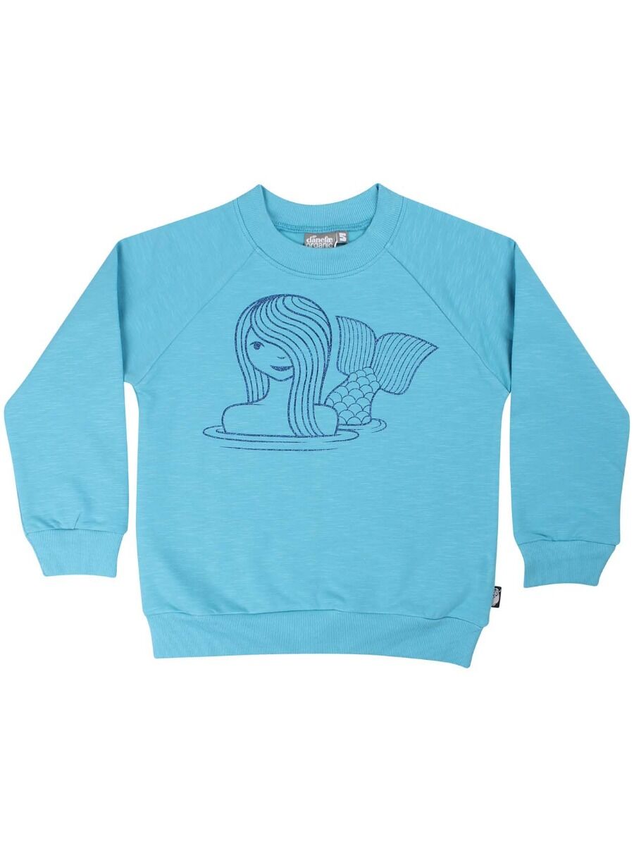 Sweater til børn med havfrue  
