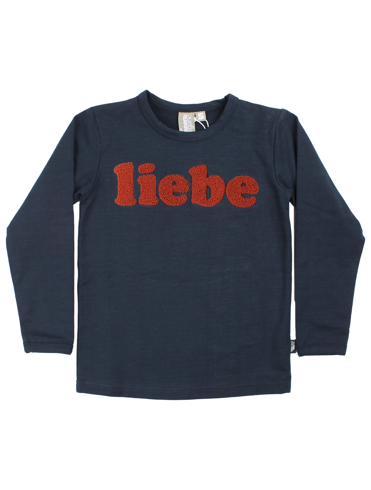 Sweater til børn med liebe tekst 