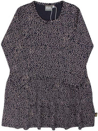Organic - Danemiva Dress Dk Navy FUNDOTS