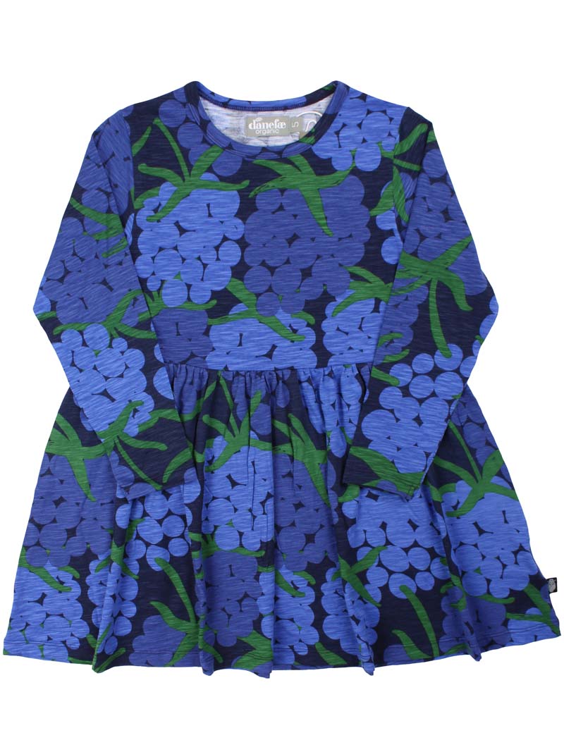 ORGANIC - Danemerete Dress Deep Blue MAXIBERRY