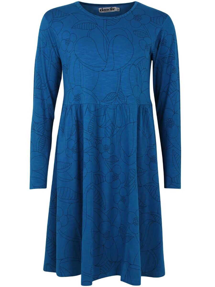 ORGANIC - Skanderborg Dress Warm Indigo BLOOM BOOM