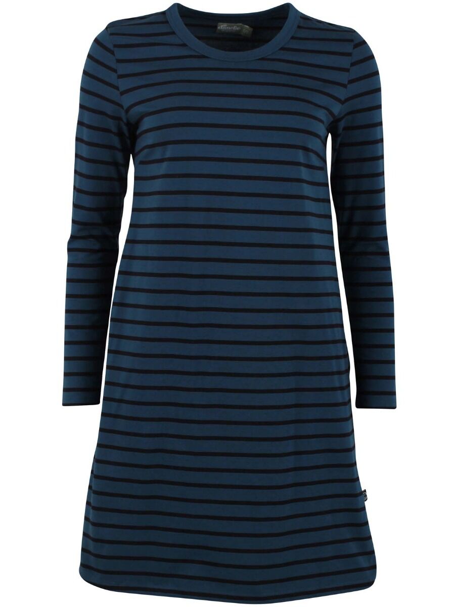 ORGANIC - Vibeke Dress Stone blue/black