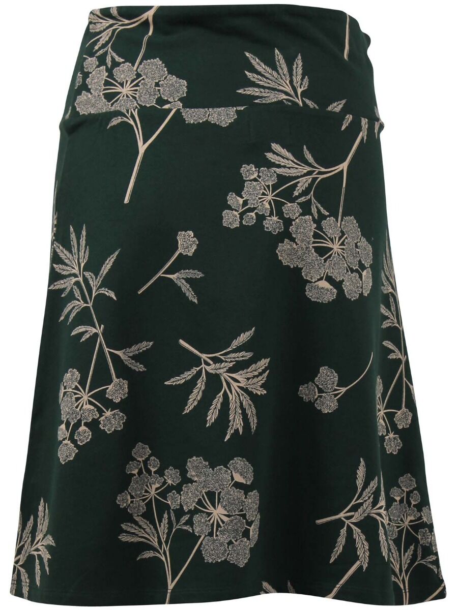 ORGANIC - Lissen Skirt Black green HEMLOCK