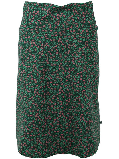 ORGANIC - Lissen Skirt Black/green FLEURIE