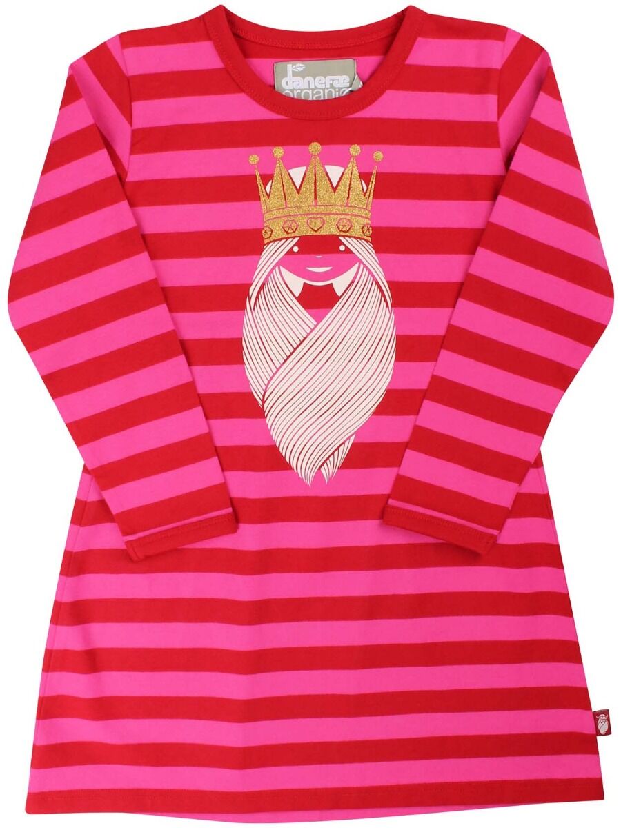 ORGANIC - Danedorte Dress Ox Red/Pow Pink PRINSESSE