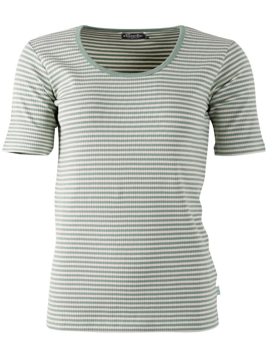 ESS - ORGANIC Danegudhjem Tee Dry Sage/Chalk