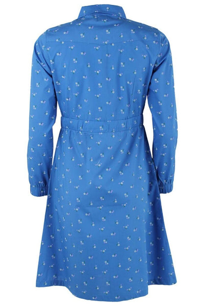 ORGANIC - Daneditte Dress Blue MINI FLOWER