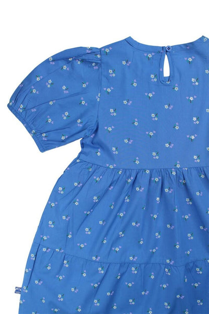 ORGANIC - Danegodis Dress Blue MINIFLOWER