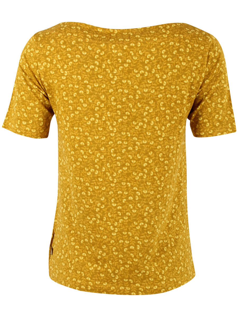 ORGANIC - Daneboatneck Viscose Slub Tee Occer FLEURIE