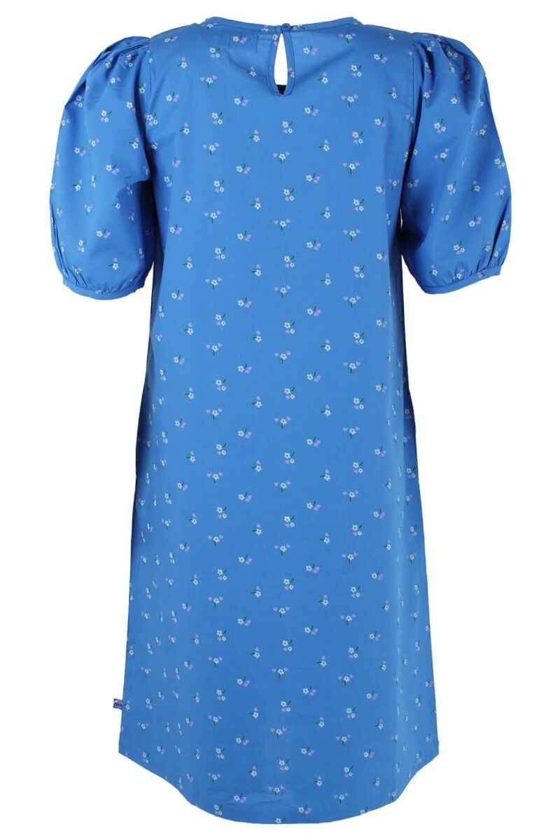 ORGANIC - Danebrigitte Dress Blue MINI FLOWER