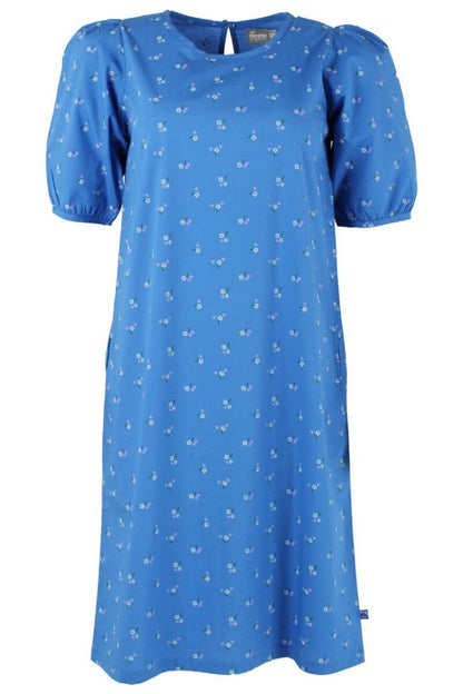 ORGANIC - Danebrigitte Dress Blue MINI FLOWER