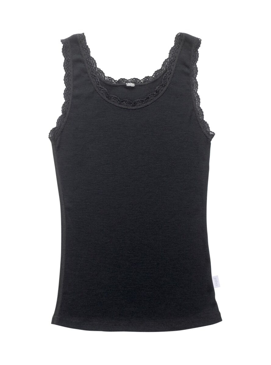 JOHA Undershirt Cecilie Wool Black