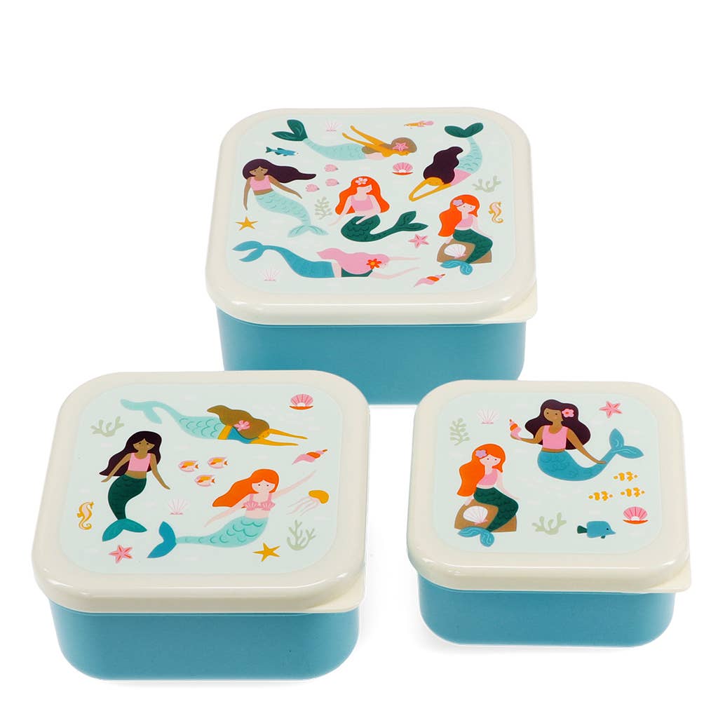 Rex Snack boxes (set of 3) Mermaid