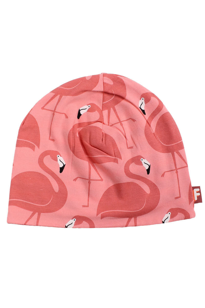 Dyrloeve Beanie Warm Rose/Coral FLAMINGOER (REVERSIBLE)