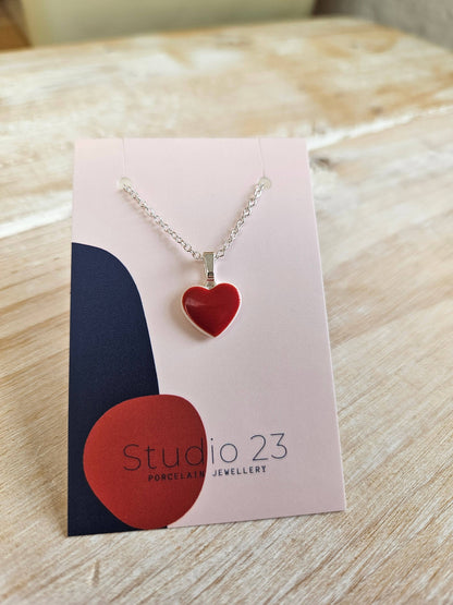 Studio 23 Heart Pendant Blush Pink