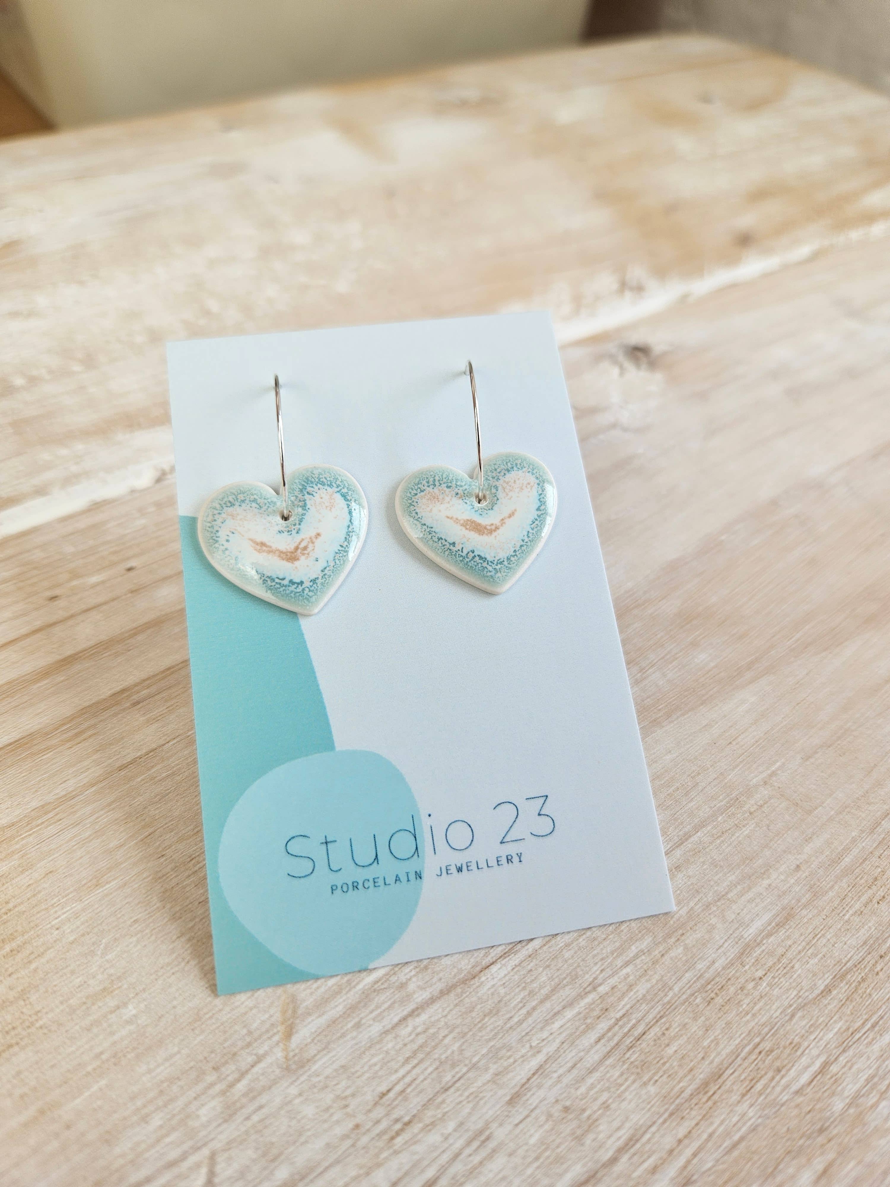 Heart Drop Earring Pair Lemon