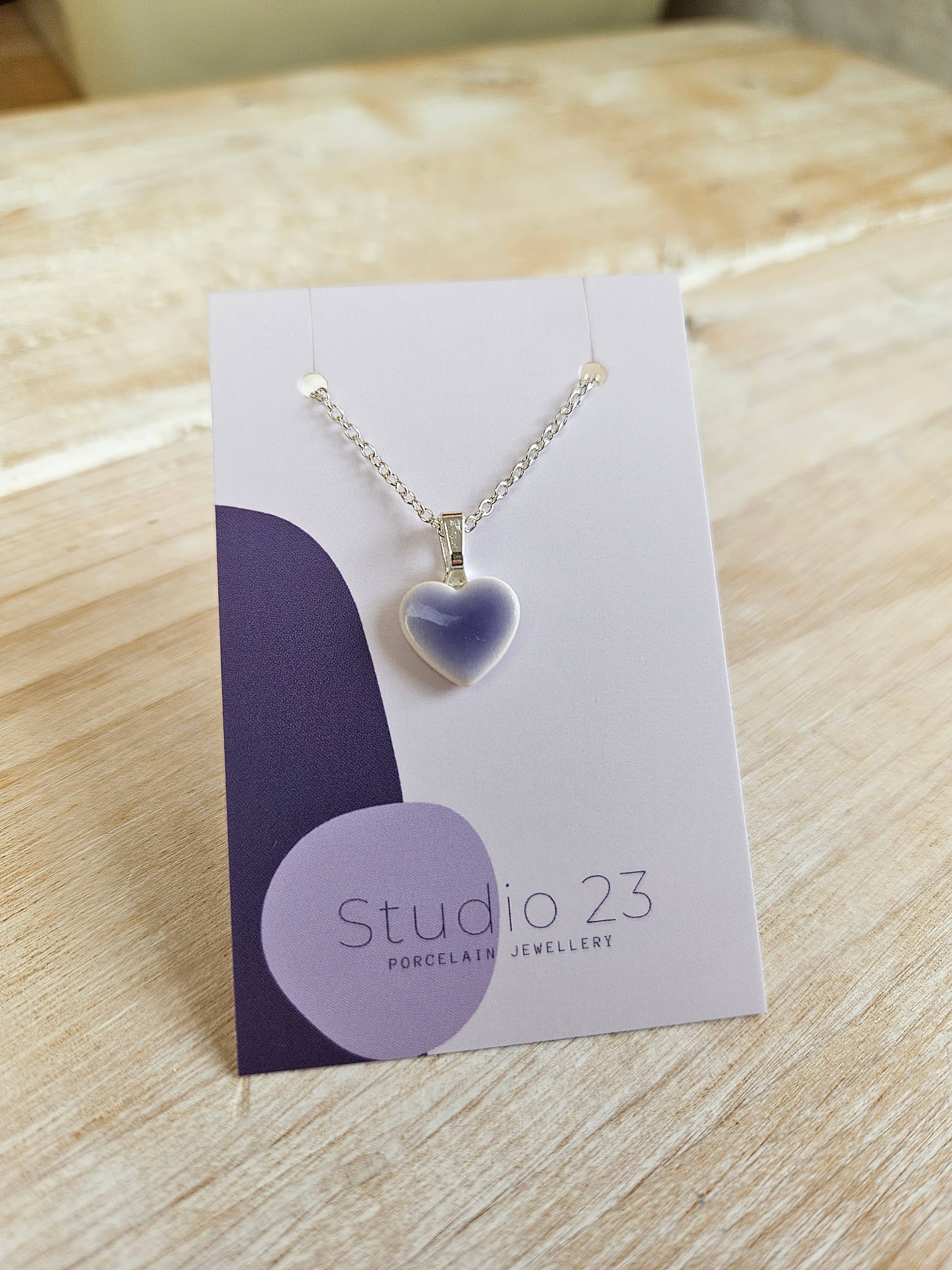 Studio 23 Heart Pendant Blush Pink