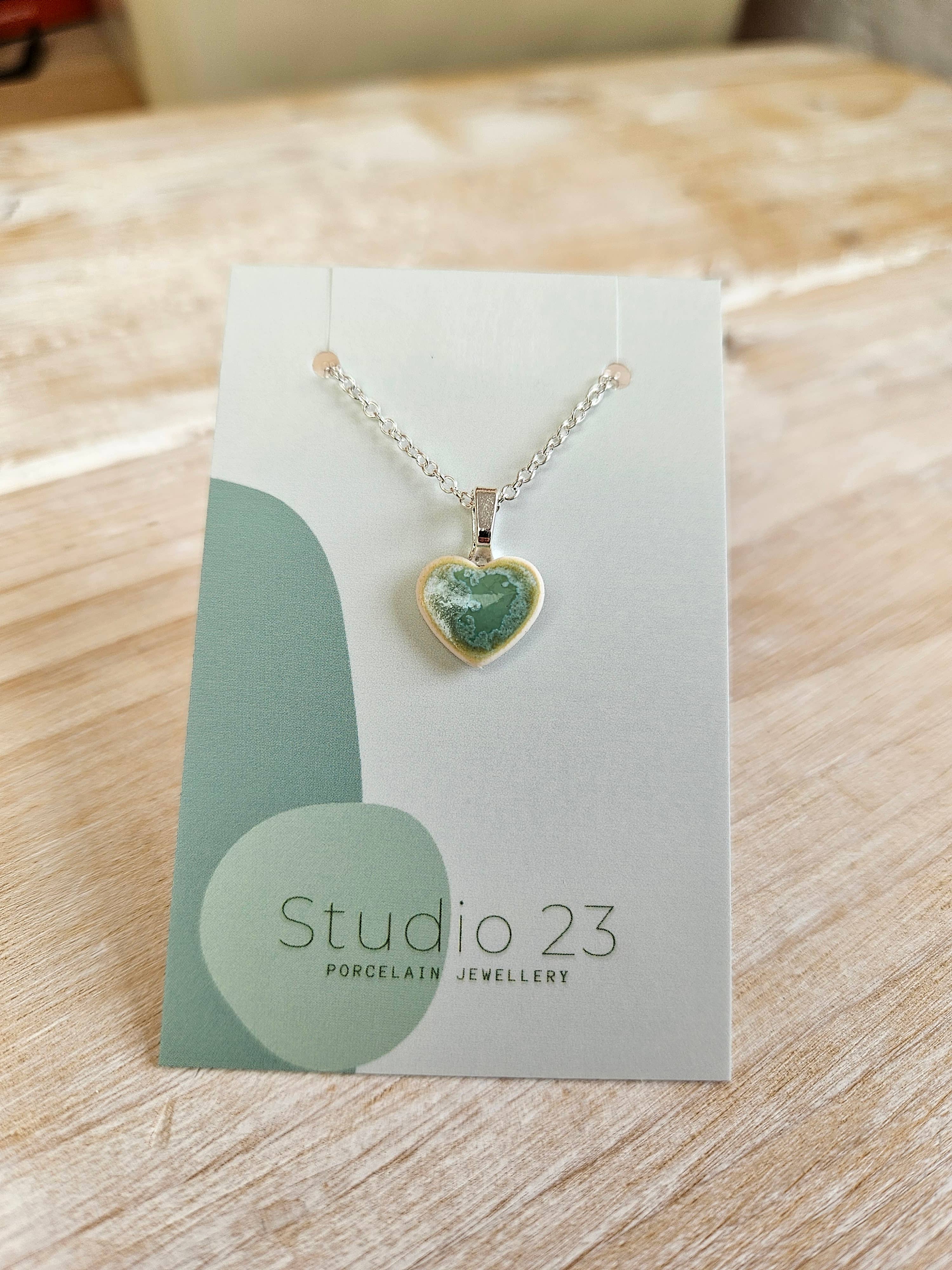 Studio 23 Heart Pendant Blush Pink