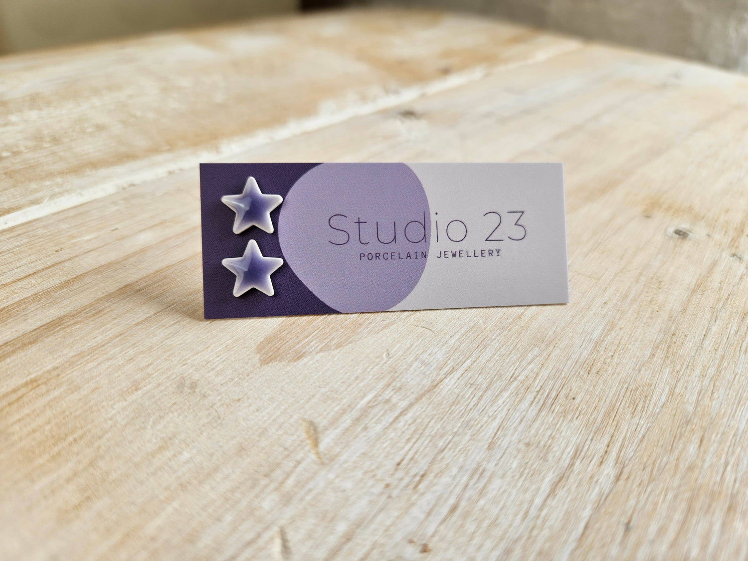 Studio 23 Star Stud Earring Pair Lemon